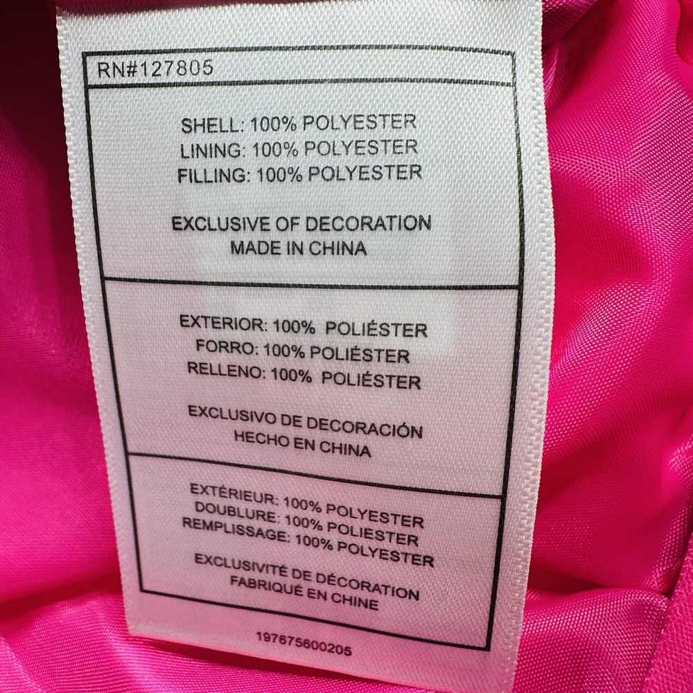 Madden Girl Girls Juniors Puffer Vest Size 18 NWT Floral Print Zip Front Quilted - Picture 5 of 9